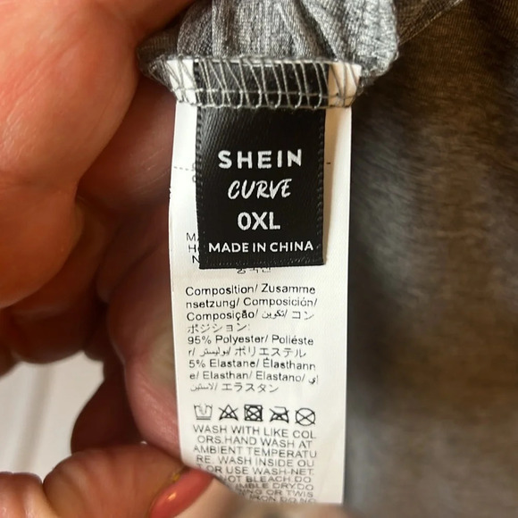 SHEIN Curve Slip Dress Maxi Size 0X - Picture 9 of 9